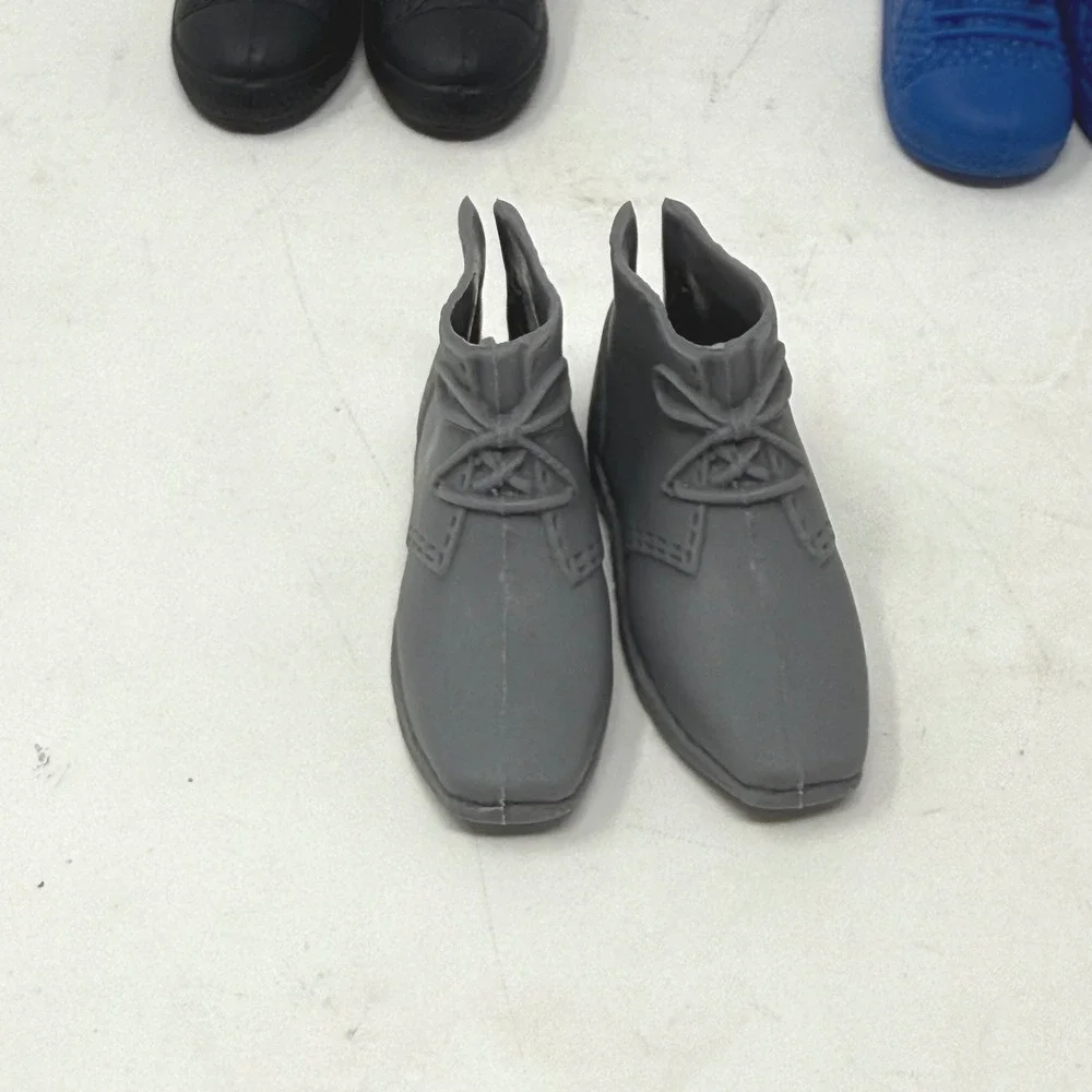 Unbranded Ken Barbie Size Doll Shoes Lot of 5 Pairs Sneakers Boots Dress Shoes